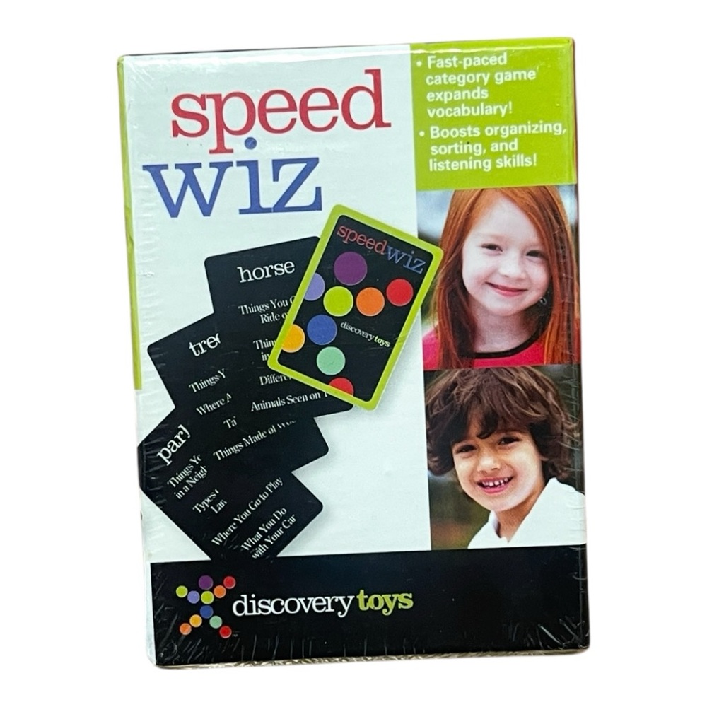 Speed Wiz Kids Trivia Card Game by Discovery Toys FACTORY SEALED NEW